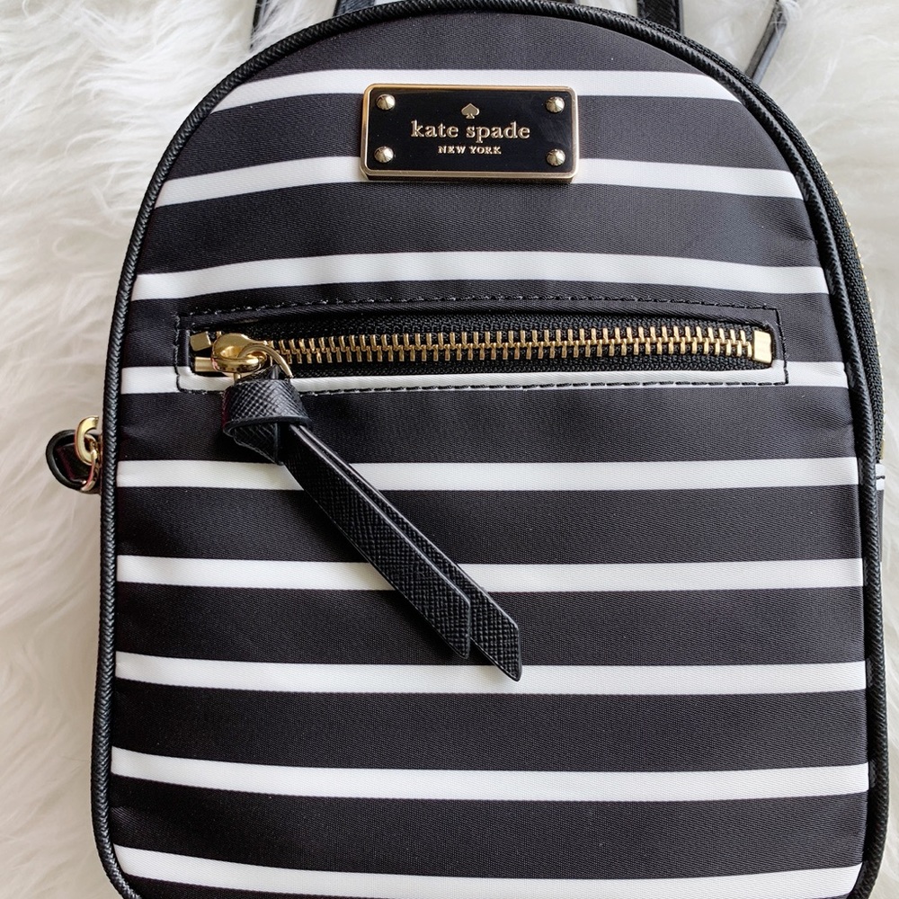 Bundle kate spade backpack wallet stripe - Picture 5 of 8